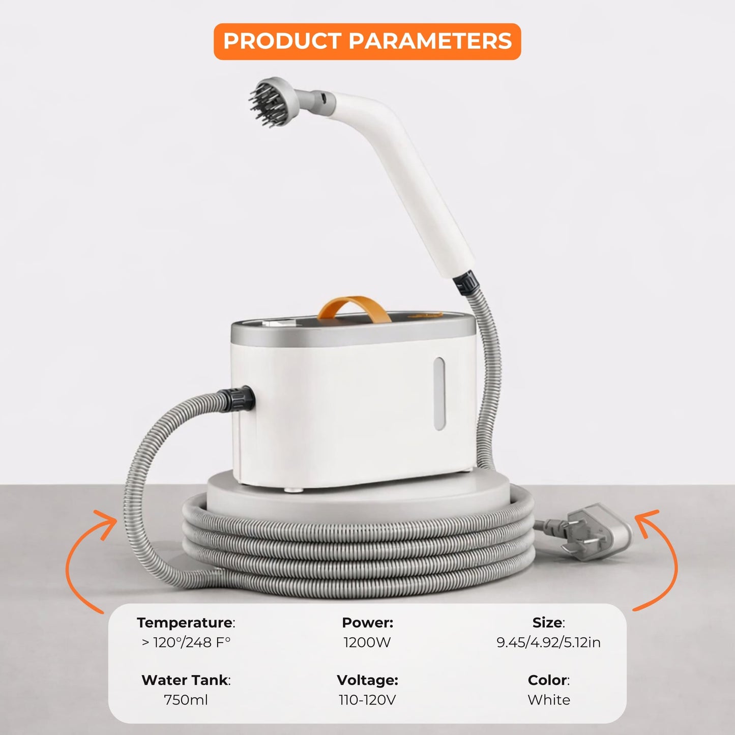 8-in-1 Multi-Surface Steam Cleaner